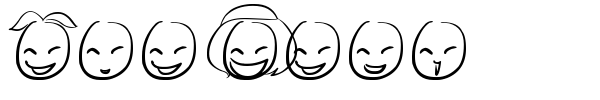 Mini Smile font preview